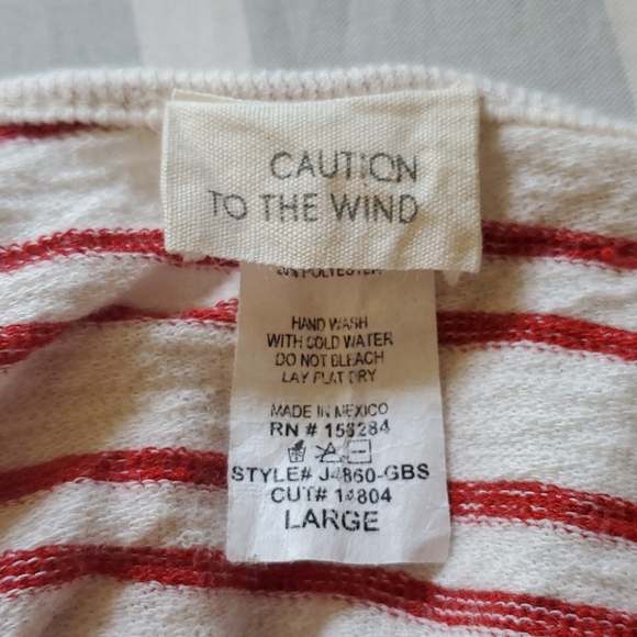 Red and white jumpsuit - Picture 2 of 2